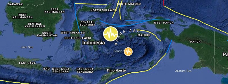 Deep M6.0 earthquake hits Banda Sea, Indonesia