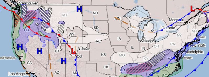 Expansive, prolonged period of winter weather across northwestern U.S.