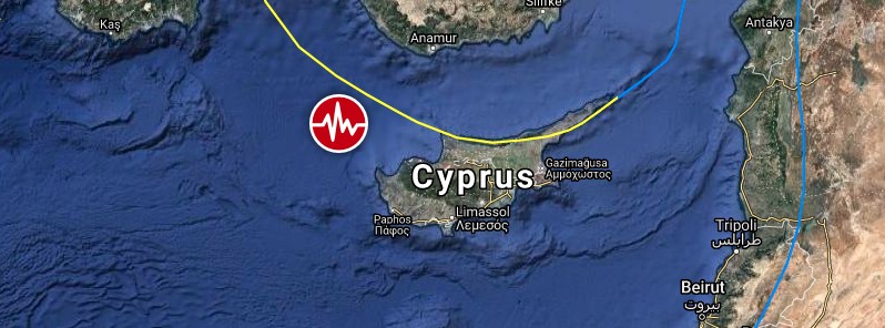 Strong and shallow M6.6 earthquake hits near the coast of Cyprus