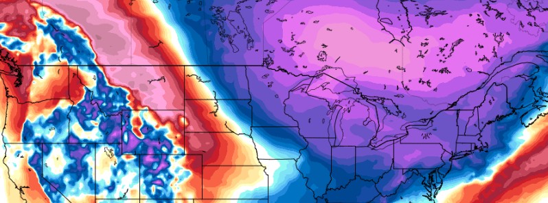 Deep freeze from Upper Midwest, U.S. to Atlantic Canada
