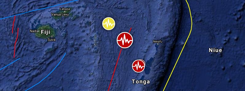 Strong and shallow M6.2 earthquake hits Tonga region