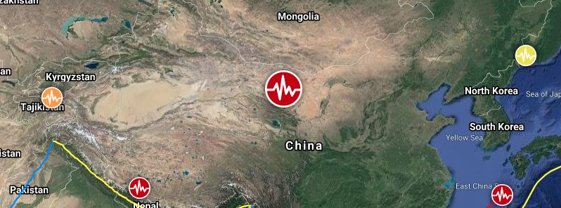 Very strong and shallow M6.6 earthquake hits northern Qinghai, China