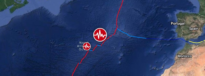 Shallow M6.1 earthquake hits northern Mid-Atlantic Ridge