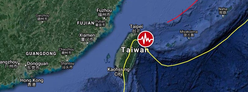 Strong and shallow M6.2 earthquake hits Taiwan