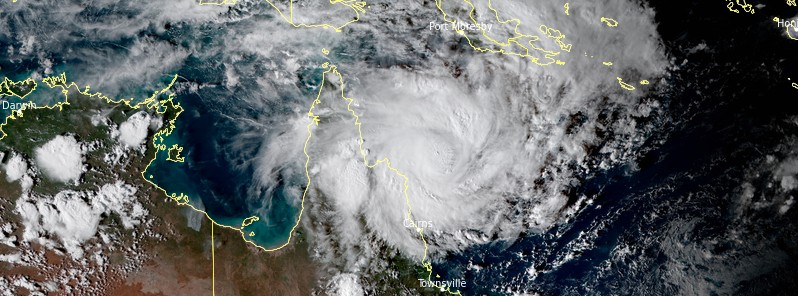 Tropical Cyclone “Tiffany” to make landfall over the far north Queensland, Australia