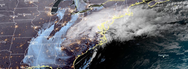Quick-hitting Southeast to Mid-Atlantic winter storm, nearly 1 million customers without power