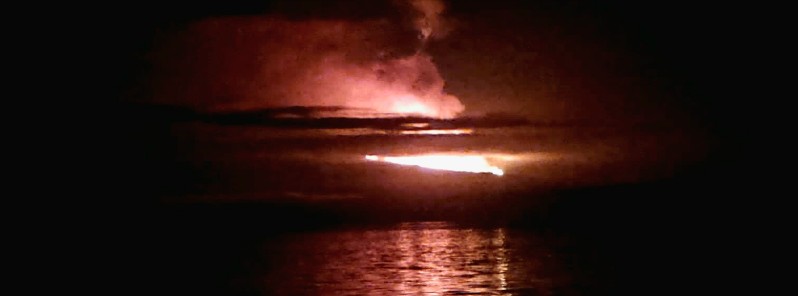New eruption at Wolf volcano, Galapagos Islands