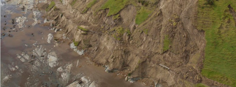 Multiple landslides hit Gisborne, two large slides in Southern Alps, New Zealand
