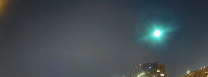 Bright fireball over Houston, Texas