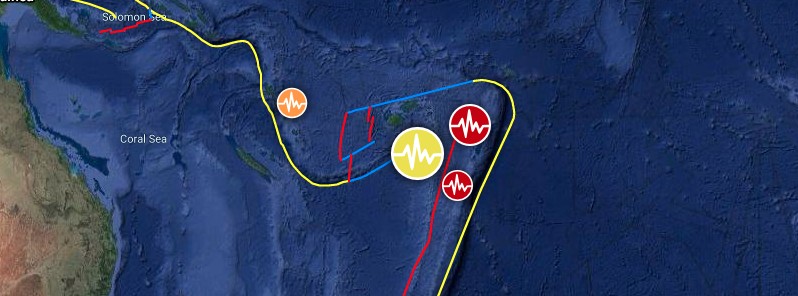 Deep M6.8 earthquake hits south of Fiji islands