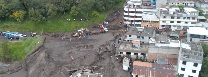 Massive mudflow hits Quito after extremely heavy rain, Ecuador