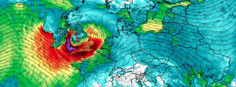 Two major storms on the way to Ireland and U.K. this week