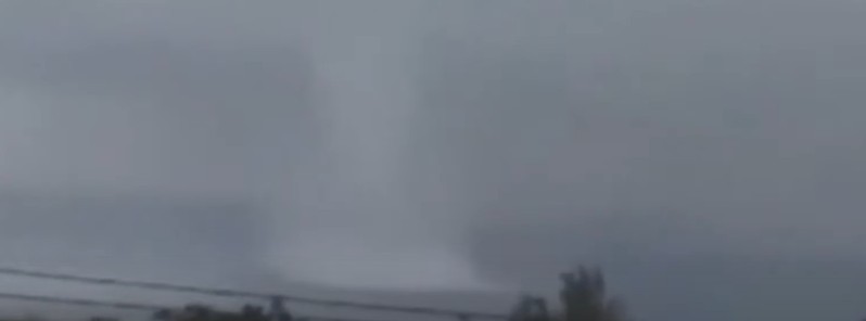 Waterspout hits Havana, damaging homes and downing power lines, Cuba
