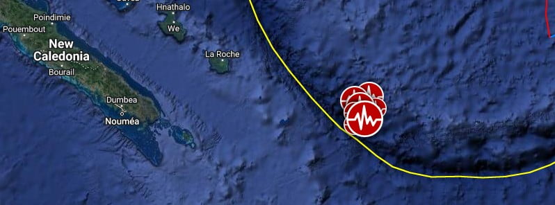 Strong M7.0 earthquake hits southeast of the Loyalty Islands, New Caledonia