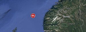 Rare M5.1 earthquake hits Norwegian Sea, Norway