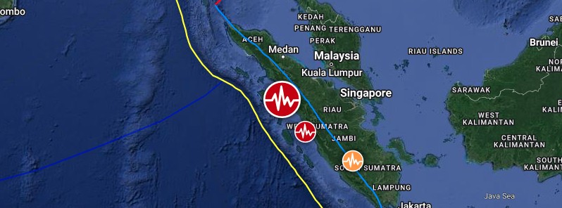 Strong and shallow M6.7 earthquake hits near the coast of West Sumatra, Indonesia