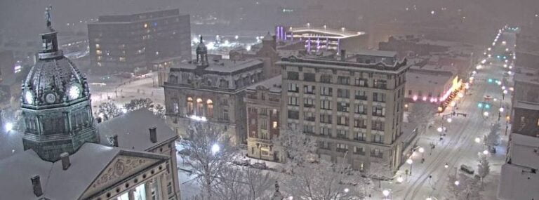 Binghamton NY snow April 19, 2022