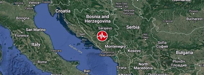 Strong and shallow M6.1 earthquake hits Bosnia and Herzegovina