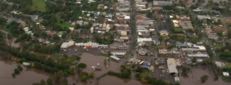 Flood in Camden, Australia April 2022