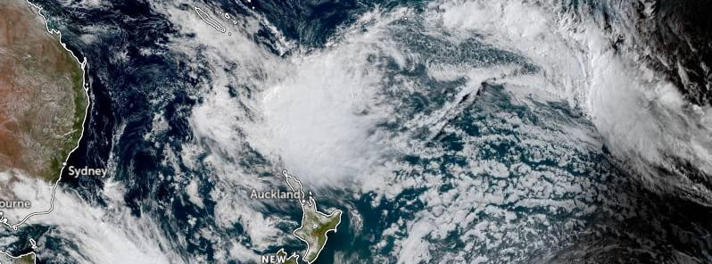 Ex-Tropical Cyclone Fiji at 03:00 UTC on April 11, 2022