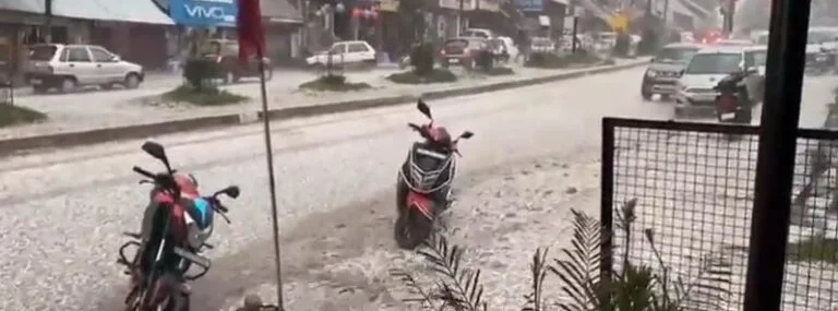 Severe hailstorm hits north Kashmir, causing massive crop damage