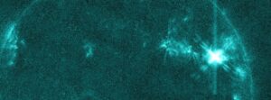 M9.6 solar flare erupts from Active Region 2975