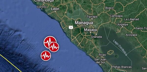 Strong and shallow M6.7 earthquake hits near the coast of Nicaragua