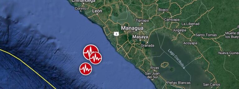 nicaragua earthquake m6-7 april 21 2022 location map f