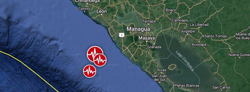 nicaragua earthquake m6-7 april 21 2022 location map f
