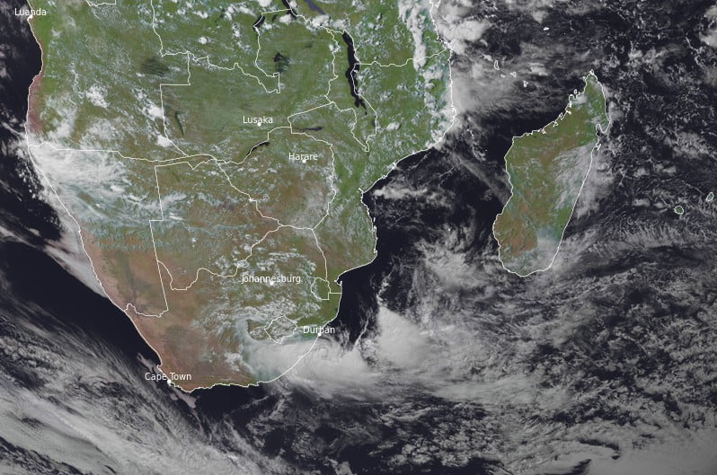 Subtropical Depression Issa at 12:00 UTC on April 12, 2022