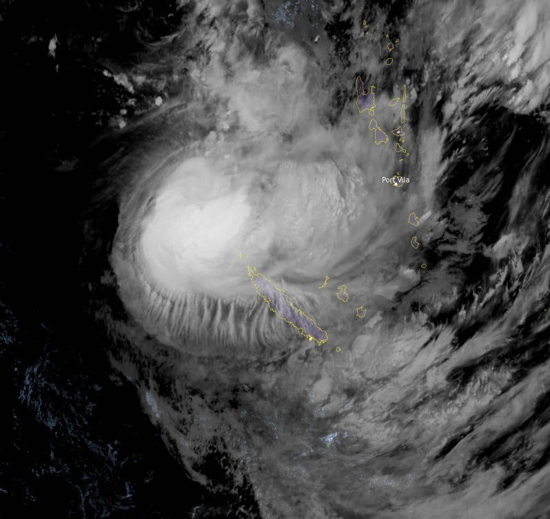 Tropical Cyclone "Fili" at 12:40 UTC on April 5, 2022