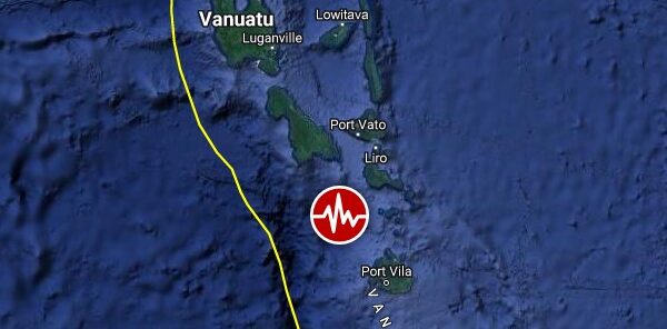 Vanuatu M6.0 earthquake April 4, 2022 location map