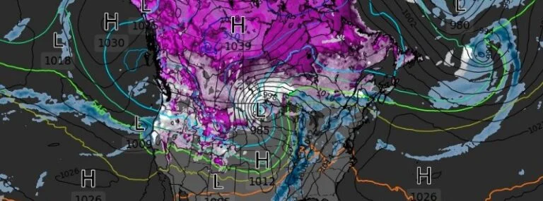Winter weather model valid 0z April 14, 2022
