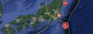 Shallow M6.1 earthquake hits off the east coast of Hachijojima Island, Japan