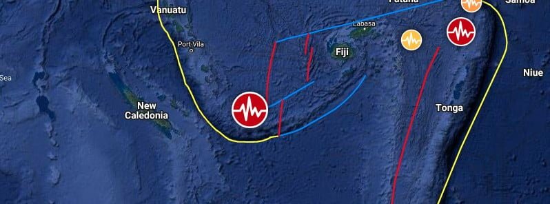 M6.4 earthquake southeast of the loyalty islands on may 26 2022 f