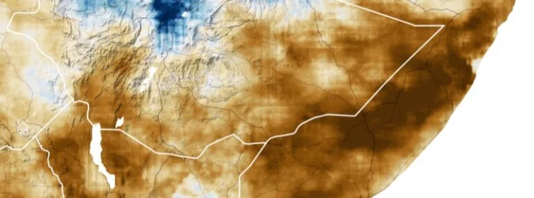 average rainfall and median ndvi eastern africa f