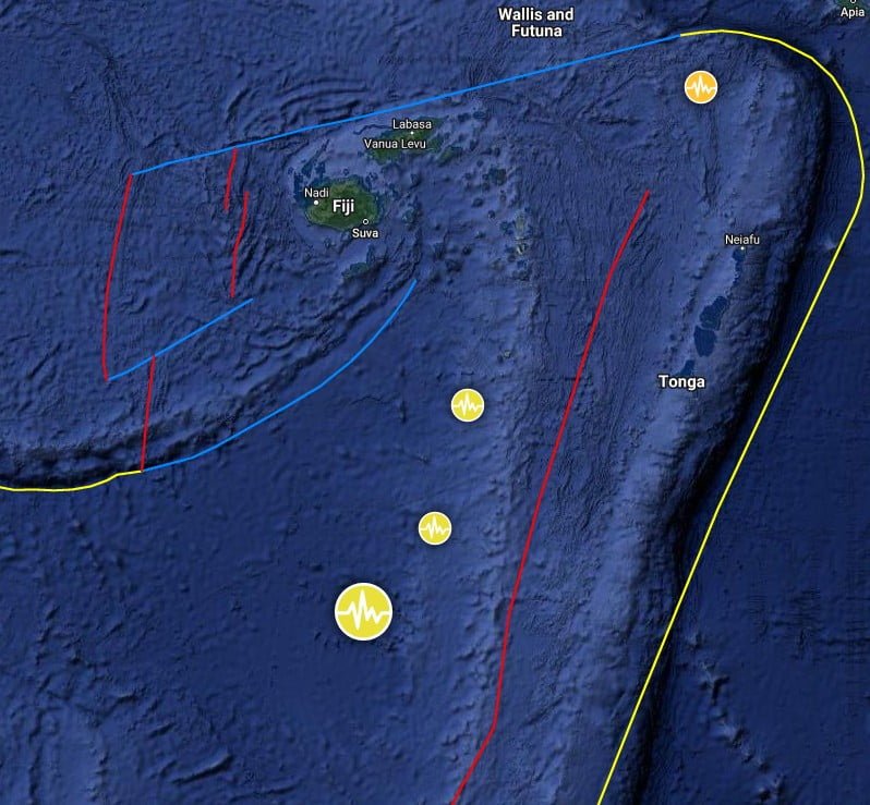 fiji region earthquake M6-3 may 22 2022 bg