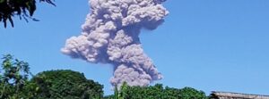 Significant ash plume after strong explosion at Gaua volcano, Vanuatu