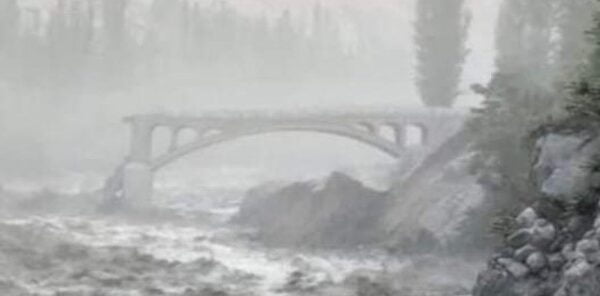 Glacial lake outburst flood destroys Hassanabad bridge linking Pakistan and China