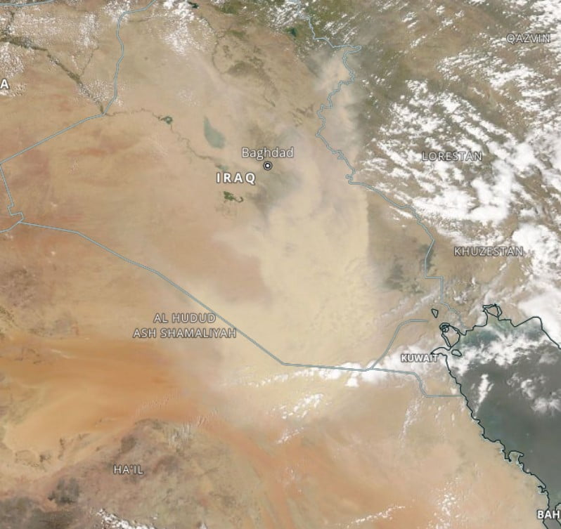 iraq dust storm may 5 2022 bg