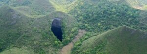 China discovers giant sinkhole with an ancient forest at the bottom