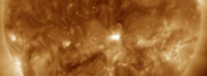 Moderately strong M5.7 solar flare erupts from Region 3004