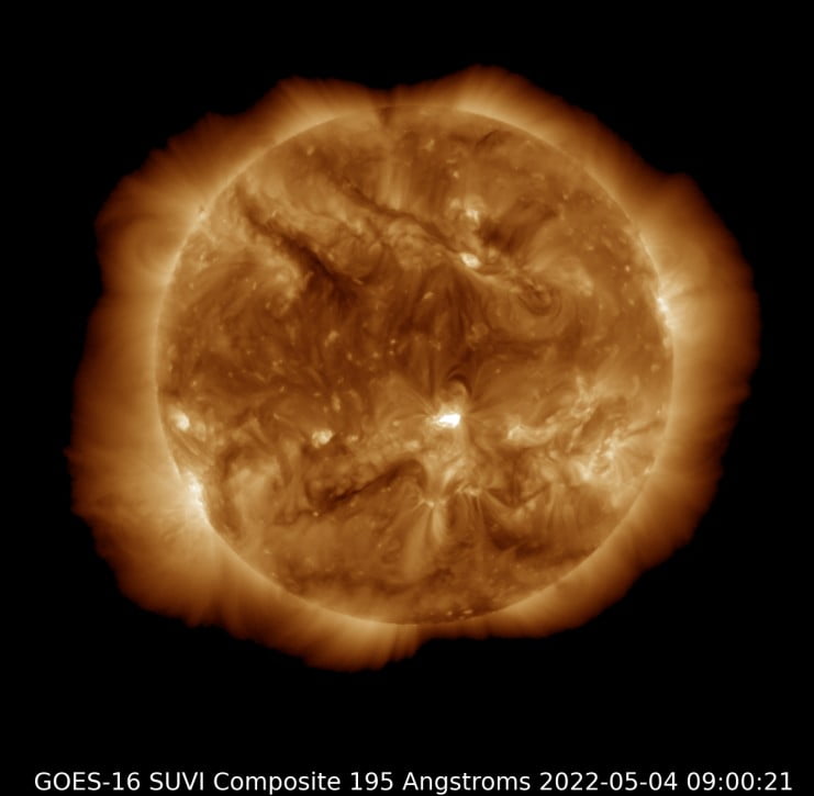 m5.7 solar flare may 4 2022 bg