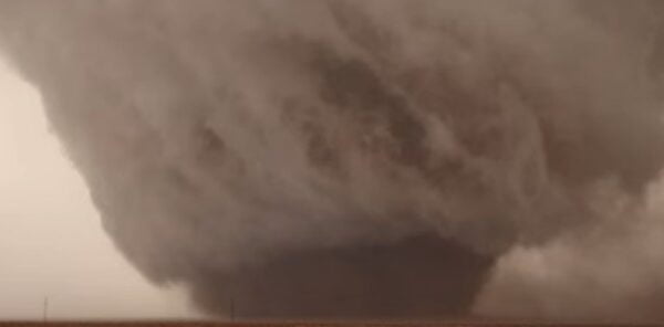 Large tornadoes hit west Texas, U.S.