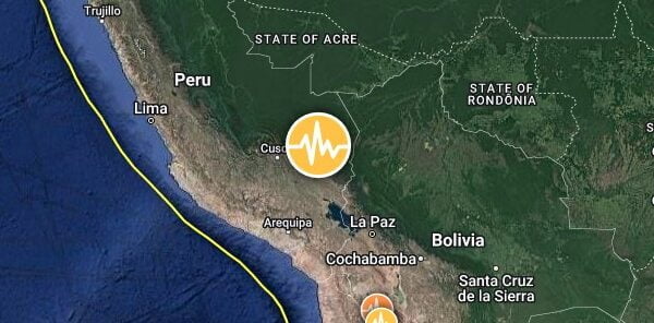 Very strong M7.2 earthquake hits southern Peru