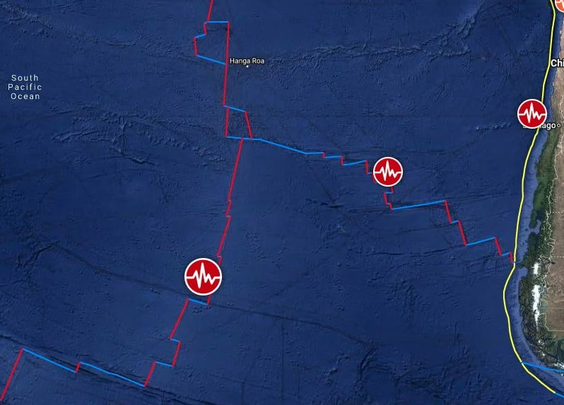 southern east pacific rise m6.2 earthquake may 26 2022