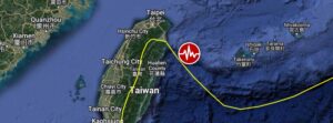 Strong and shallow M6.3 earthquake hits near the coast of Taiwan