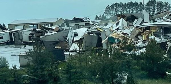 State of emergency declared after rare EF-3 tornado hits Gaylord, Michigan
