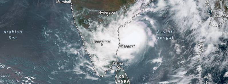 Tropical Cyclone “Asani” intensifies, moving WNW toward Andhra Pradesh, India
