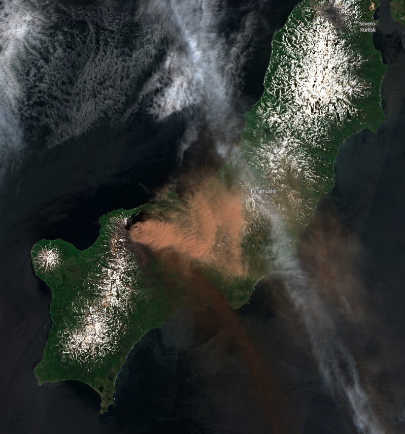 chikurachki volcano eruption june 24 2022 bg